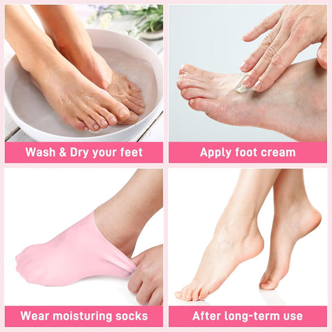 Silicone Moisturizing Gel Sock