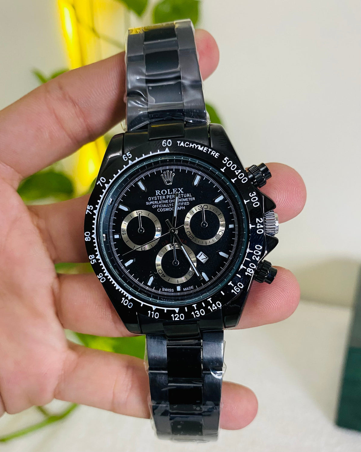 Master Quality RLX Watch | Date Working | Full Black