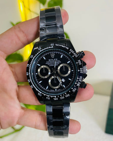 Master Quality RLX Watch | Date Working | Full Black