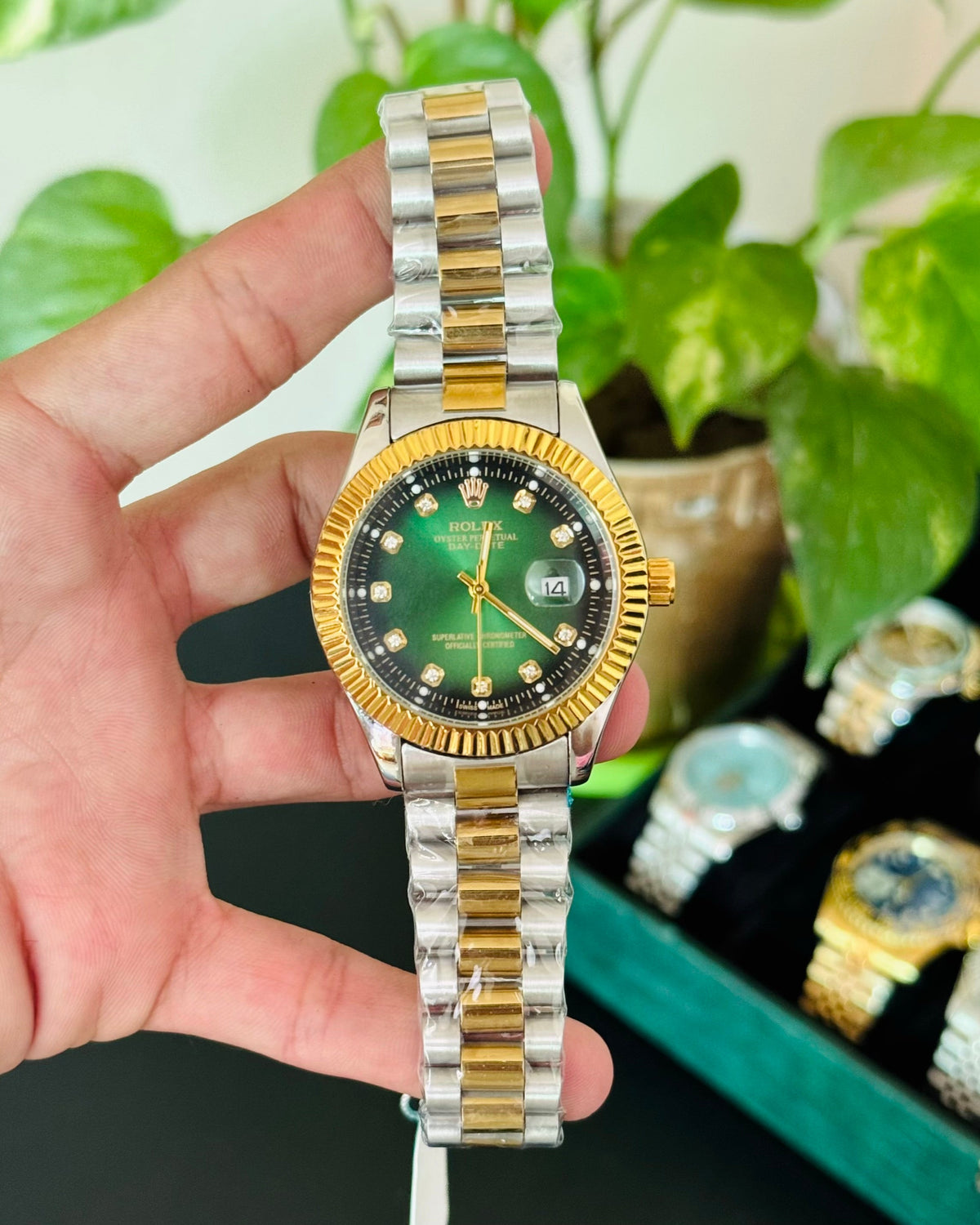 RLX Green Dail Watch