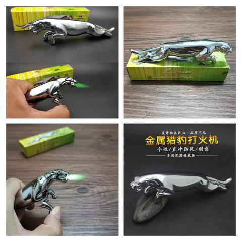 Jaguar Lighter Premium Jet Flame, Refillable & Windproof