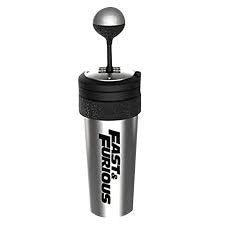 Fast and Furious 10 - Tumbler Style Tumblers with Straw and Lid, 304 Stainless Steel F10 Rocker Tumbler for Movie Fans, 500ml Water Bottle (Black)