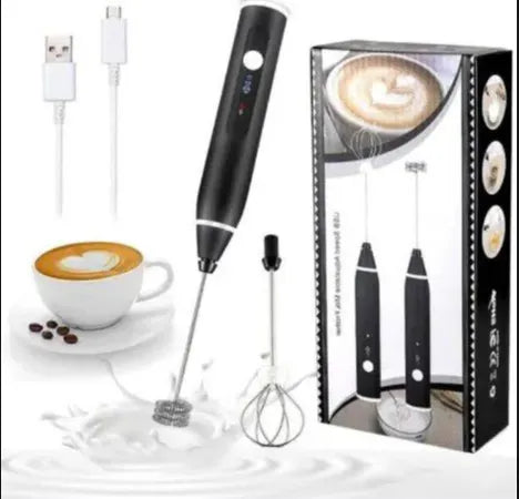2 in 1 Electric Rechargeable Coffee Beater & Milk Frother and Foamer | High Quality