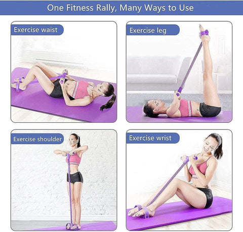 Elastic Pull Rope, Fitness Resistance Bands Foot Pedal,