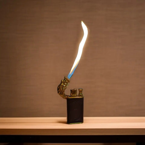 Dragon Double Flame Lighter – Jet & Soft Flame, Windproof & Refillable