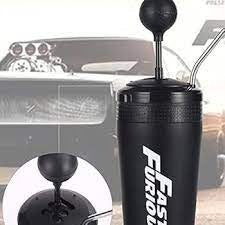 Fast and Furious 10 - Tumbler Style Tumblers with Straw and Lid, 304 Stainless Steel F10 Rocker Tumbler for Movie Fans, 500ml Water Bottle (Black)
