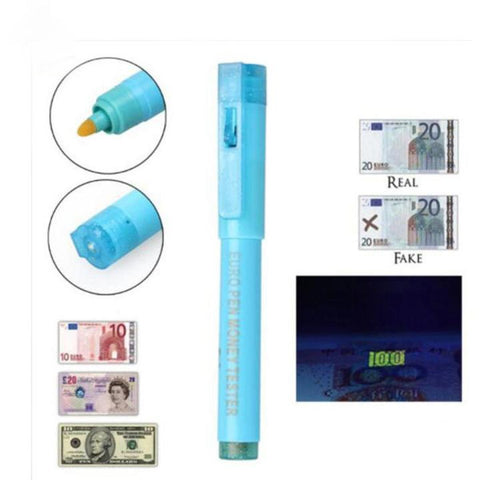 Note Checking Pen With UV Light - Bank Note Tester Pen