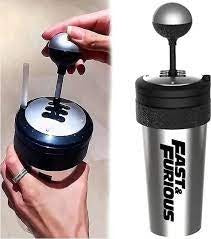 Fast and Furious 10 - Tumbler Style Tumblers with Straw and Lid, 304 Stainless Steel F10 Rocker Tumbler for Movie Fans, 500ml Water Bottle (Black)