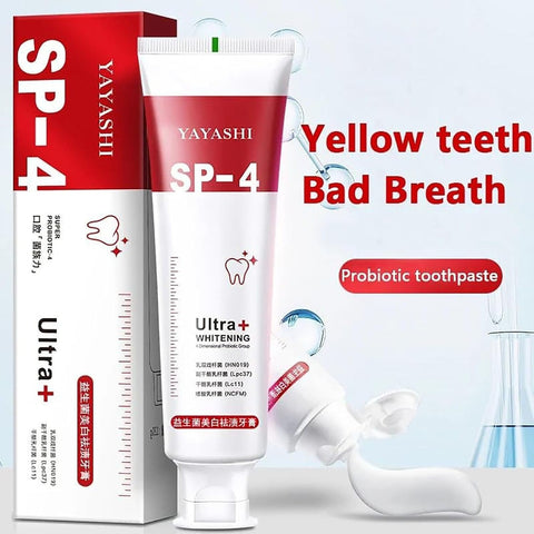 SP4 Toothpaste Ultra Whitening Toothpaste SP-4 Probiotics Whitening Toothpaste
