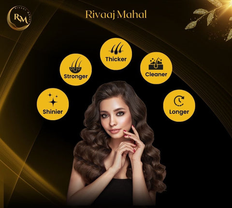 Rivaaj Mahal hair oil, 200ml organic hair oil for ultimate hair care solution for men and women.