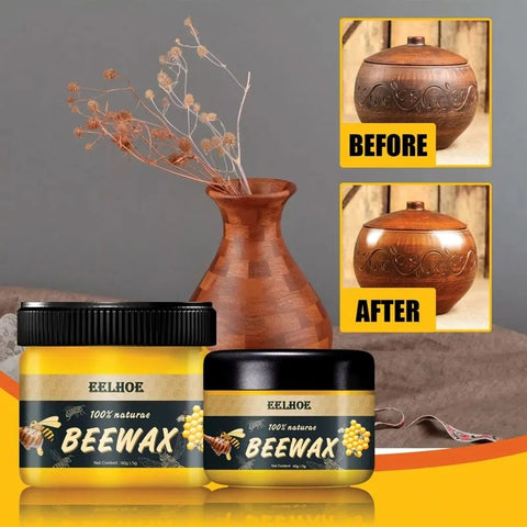 Beeswax Furniture Polish ,Wood Seasoning Beeswax | Natural Wood Wax Traditional Beeswax Polish for Wood & Furniture | Beeswax Wood Polish and Cleaner for Furniture Care