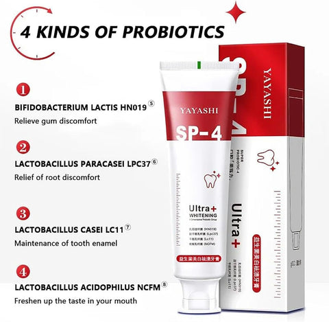 SP4 Toothpaste Ultra Whitening Toothpaste SP-4 Probiotics Whitening Toothpaste