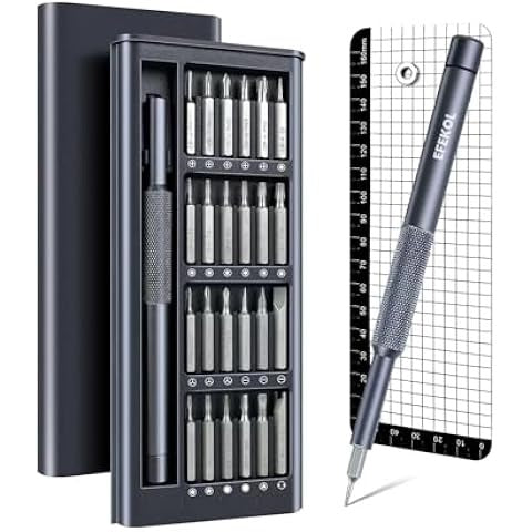 24 In 1 Precision Magnetic Screwdriver Set Professional Manual Repair Kit With Bits For Smart Home, PC, & Phone Repairs Multifunctional Maintenance Tool