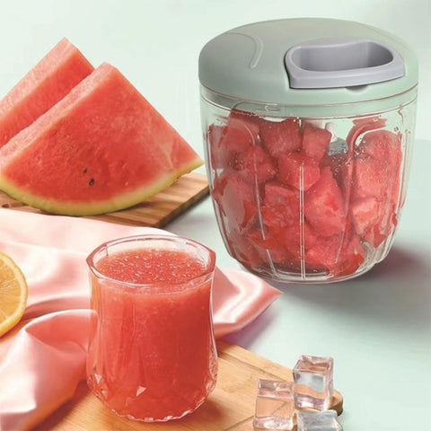 Manual Chopper / Speedy Chopper / Hand Chopper / Manual Chopper / Hand Cutter / Food Processor / 900ML with 5 Blades