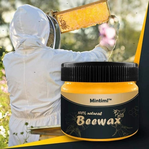 Beeswax Furniture Polish ,Wood Seasoning Beeswax | Natural Wood Wax Traditional Beeswax Polish for Wood & Furniture | Beeswax Wood Polish and Cleaner for Furniture Care