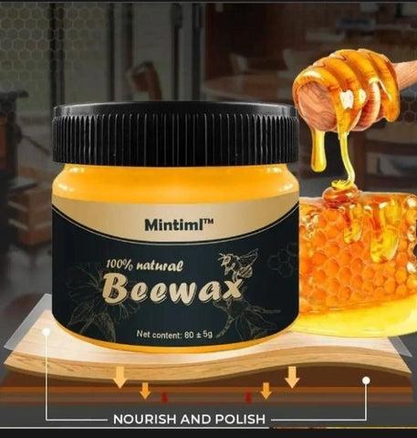 Beeswax Furniture Polish ,Wood Seasoning Beeswax | Natural Wood Wax Traditional Beeswax Polish for Wood & Furniture | Beeswax Wood Polish and Cleaner for Furniture Care