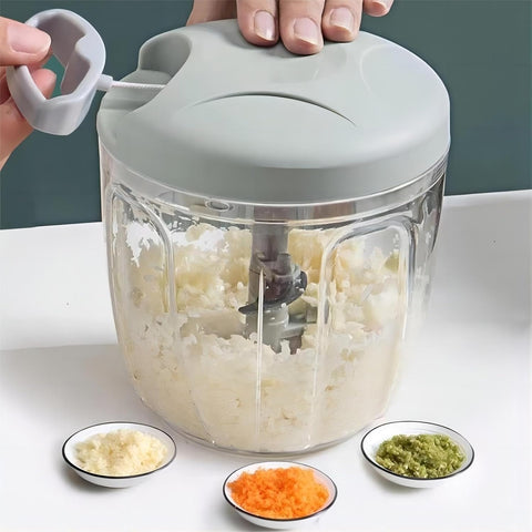 Manual Chopper / Speedy Chopper / Hand Chopper / Manual Chopper / Hand Cutter / Food Processor / 900ML with 5 Blades