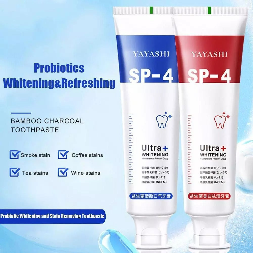 SP4 Toothpaste Ultra Whitening Toothpaste SP-4 Probiotics Whitening Toothpaste