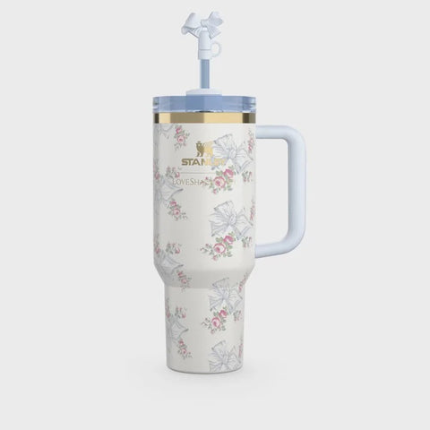 The Stanley X LoveShackFancy Holiday Quencher | 40 OZ