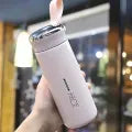 400ml Glass Bottle Water, Bottle with Vacuum Flask and Loop (400 ML) Temperature Resistant for Sami Hot and Cold Water, Vaccum Flask Glass Water Bottle Mini Water Bottle for School/College/Office/Travel